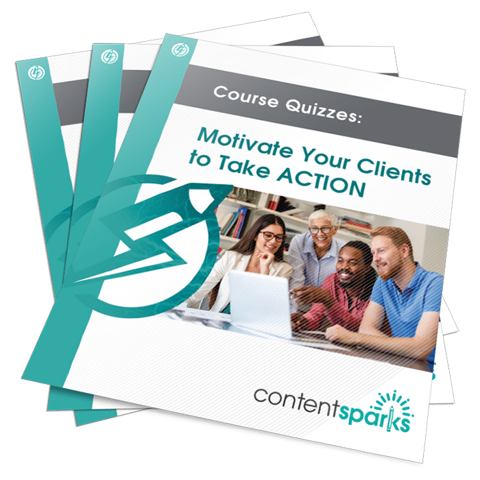 Motivate Your Clients to Take ACTION PLR Course Quizzes