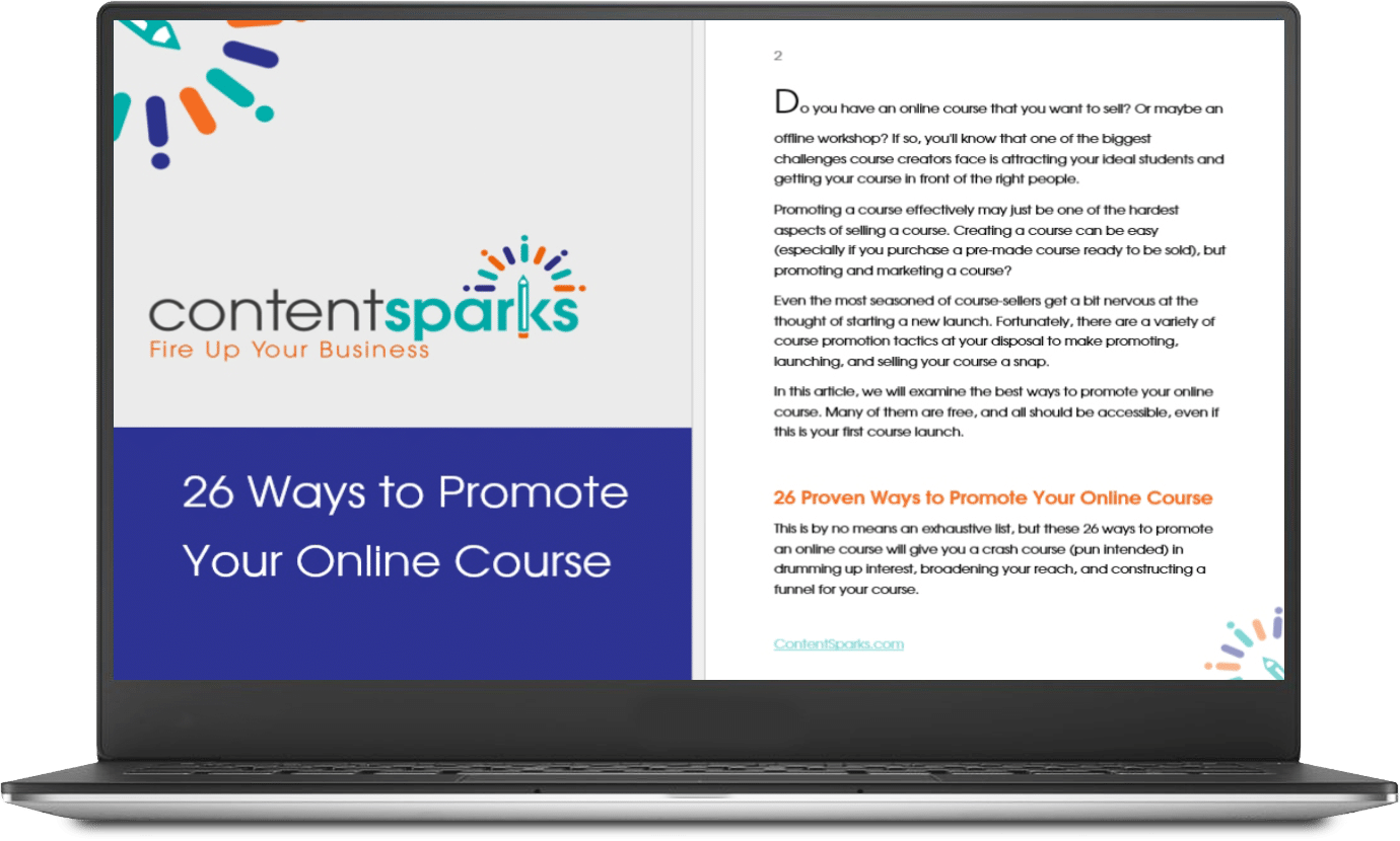 26 Ways to Promote Your Online Course