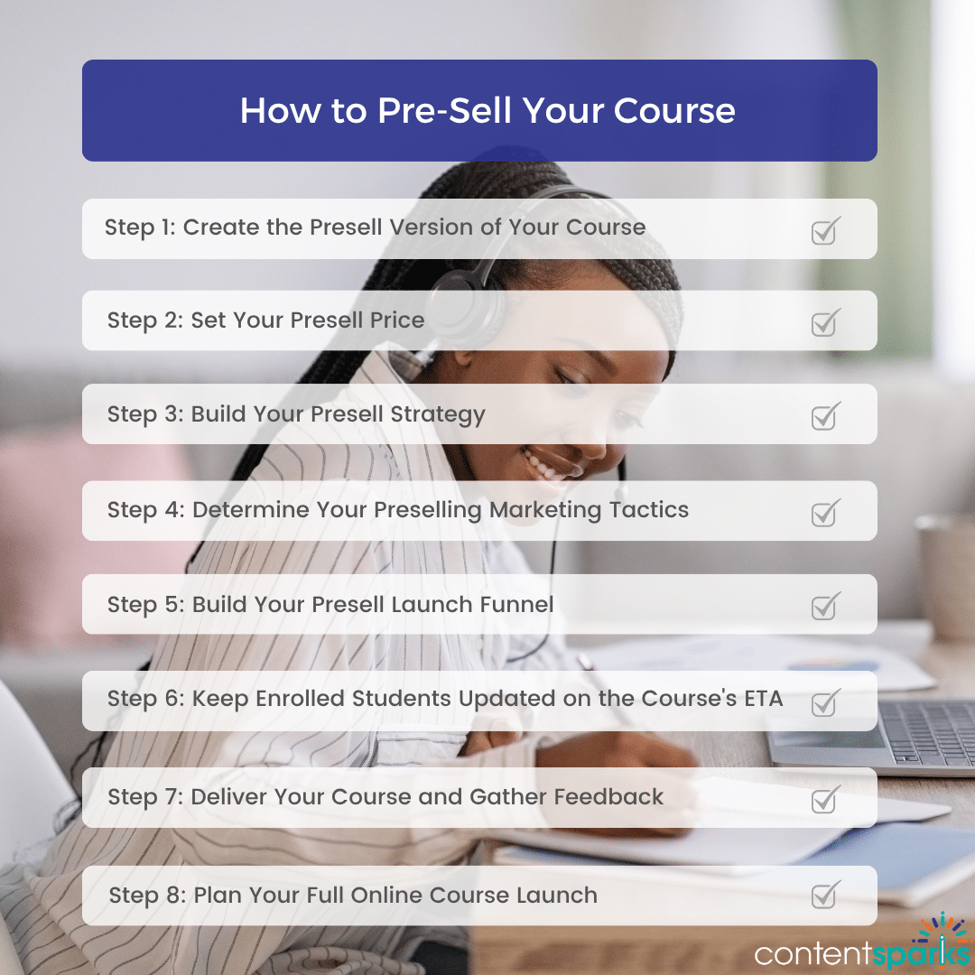 How to Presell Your Course [8 steps]
