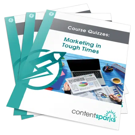 Marketing in Tough Times PLR Course Quizzes