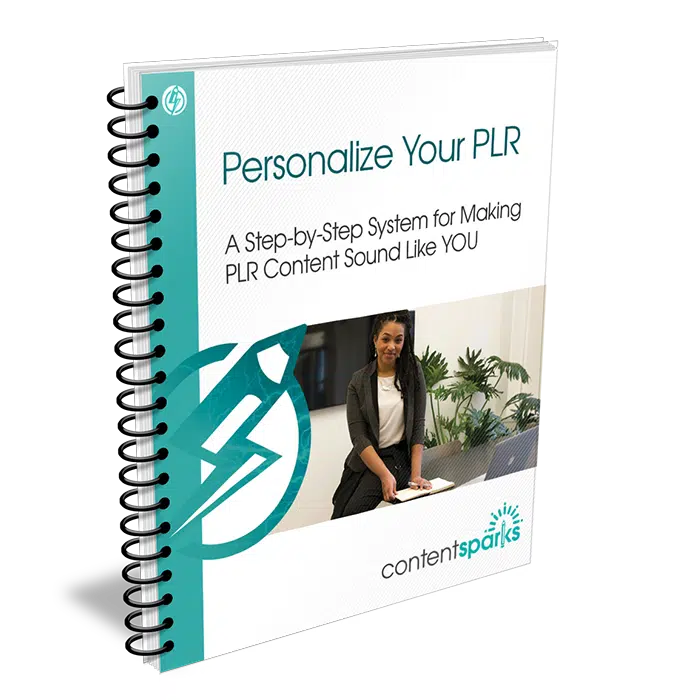 Personalize Your PLR