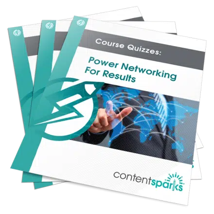 Power Networking for Results PLR Course Quizzes