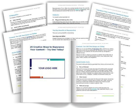 5. Report: 25 Creative Ways to Repurpose Your Content
