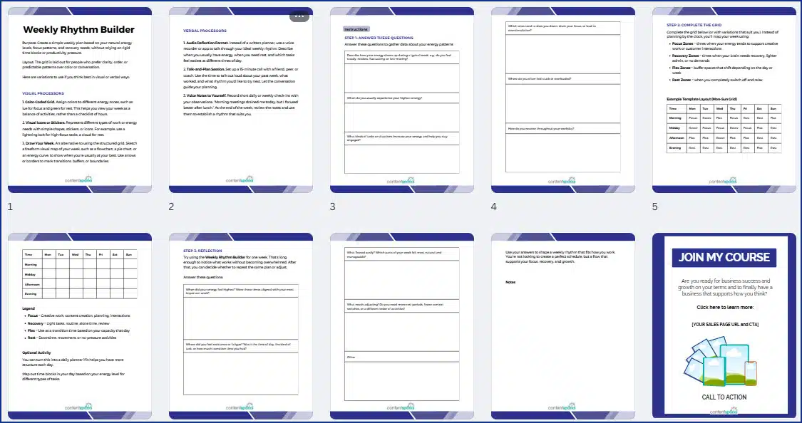 Neurodivergent Entrepreneur PLR Course bonus