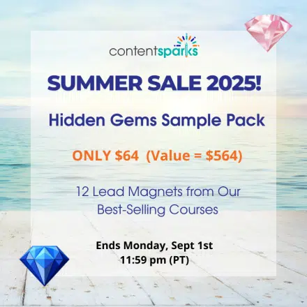 Summer Sale 2025 - Hidden Gems Lead Magnet Sample Pack