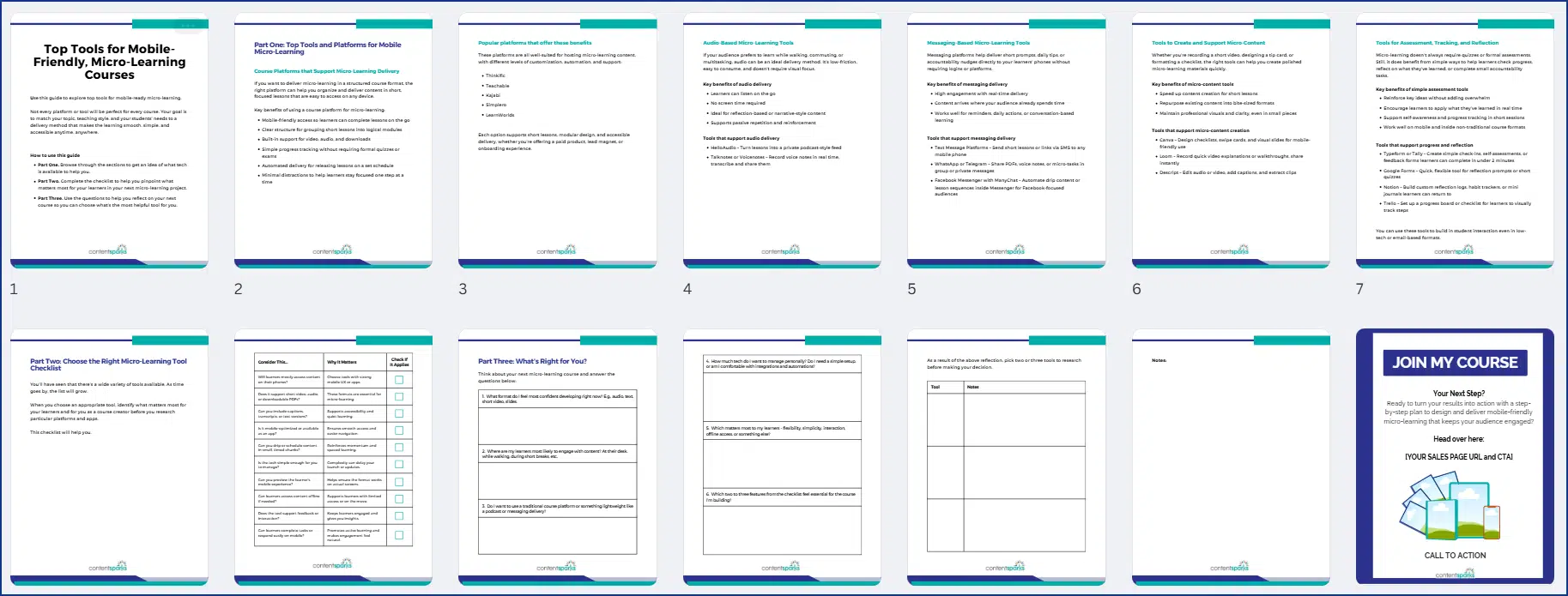 Micro-Learning PLR Course Tools
