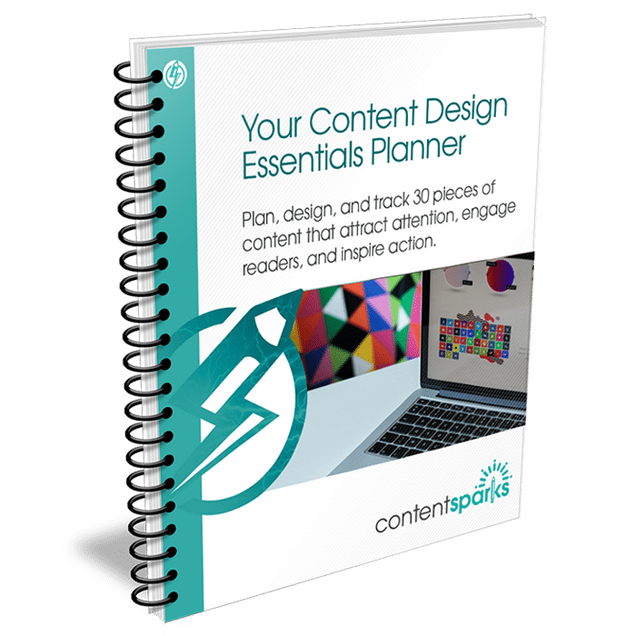 ContentDesignPlanner_eCover3D Your Content Design Essentials Planner