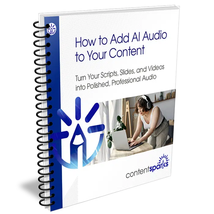 How to Add AI Audio to Your Content 1 Add AI Audio to Your Content PLR Course