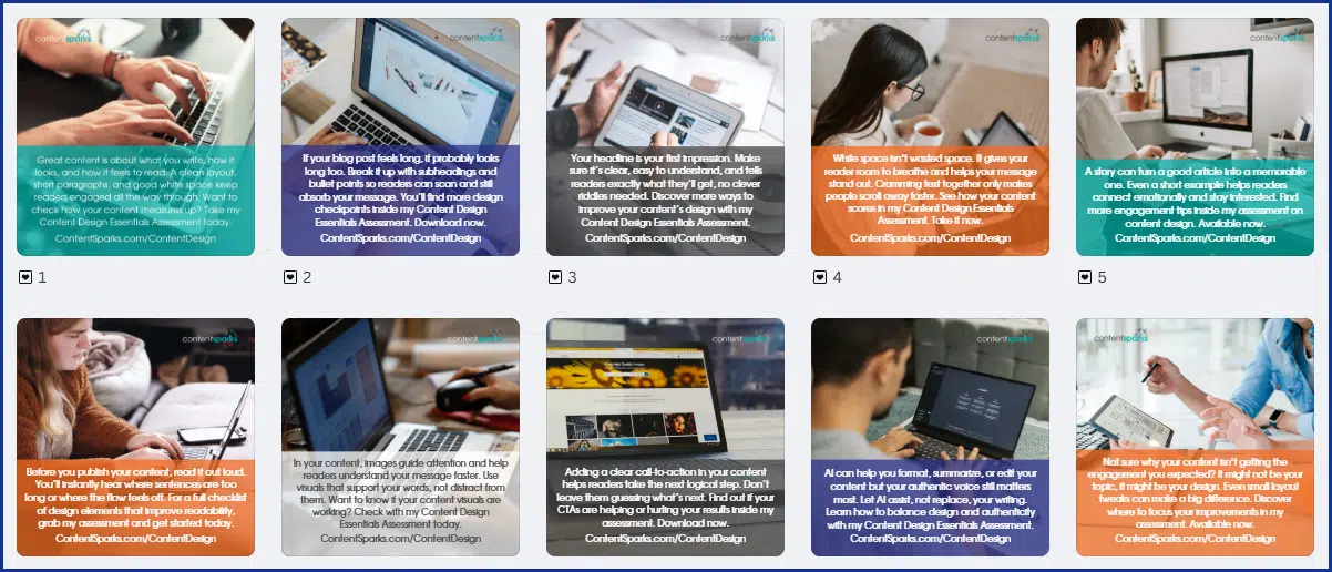 ContentDesign_AssessmentImages Your Content Design PLR Assessment Pack