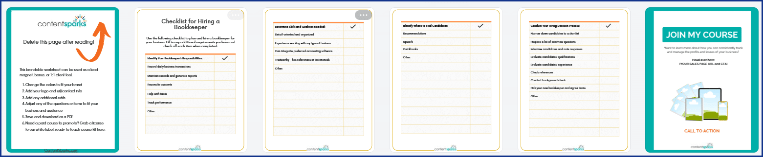 Bonus Business Finance PLR content upgrade