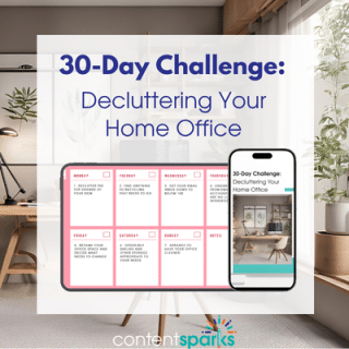 30 Day Challenge: Decluttering Your Home Office