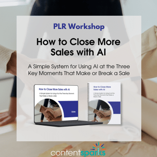 How to Close More Sales with AI PLR Course