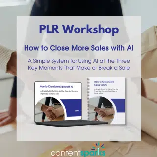 How to Close More Sales with AI PLR Course